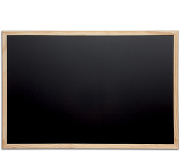 Tableau à craie avec cadre en bois - 800 x 600 mm : MAUL