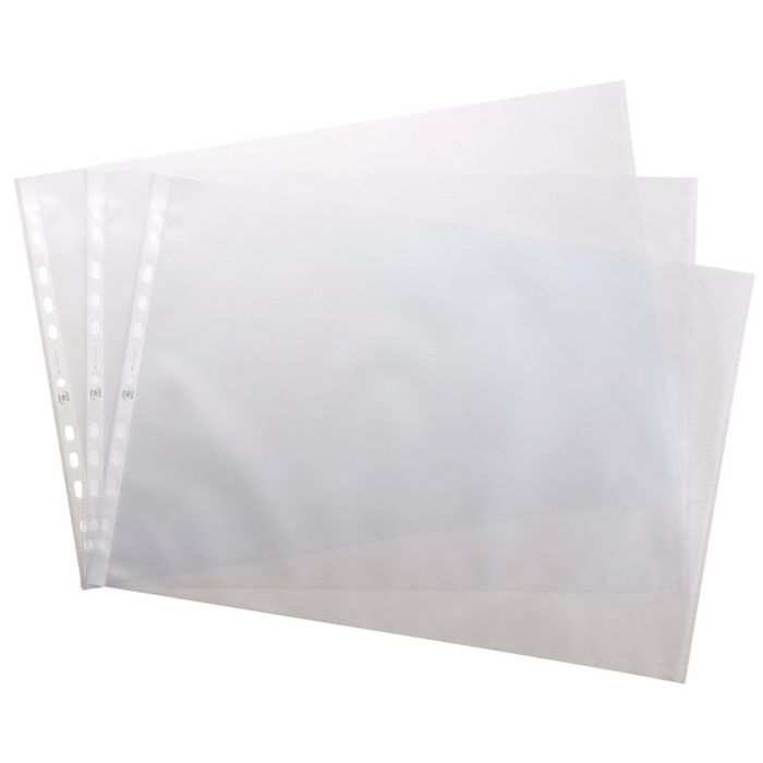 Pochettes transparentes perforées A3 Paysage Lot de 10 OXFORD 100206863
