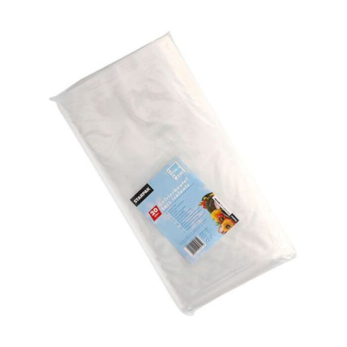 Sachet de 250 mini cuillères en plastique transparent 10 cm.