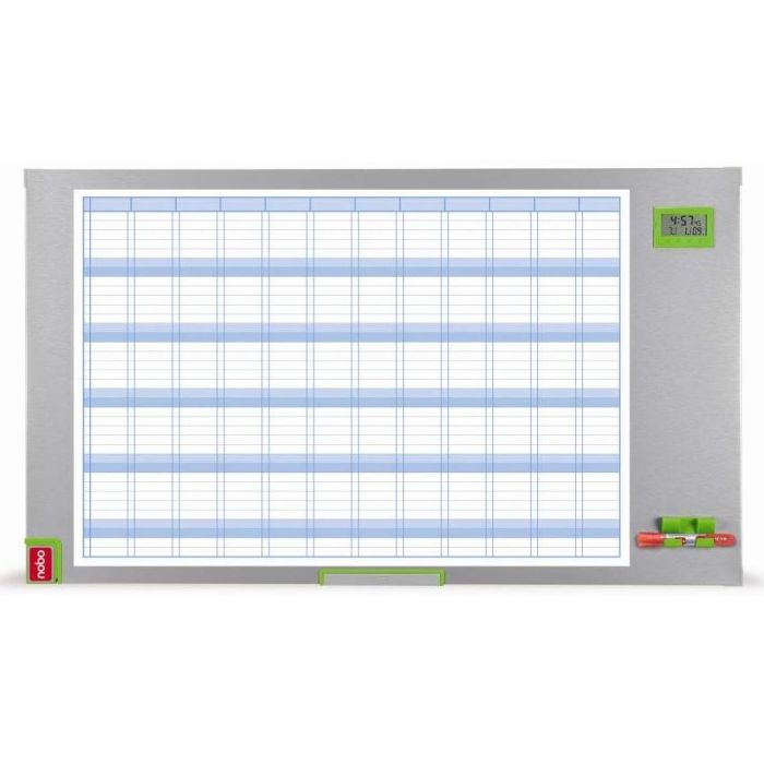 Tableau blanc calendrier annuel - tableau de planning franken