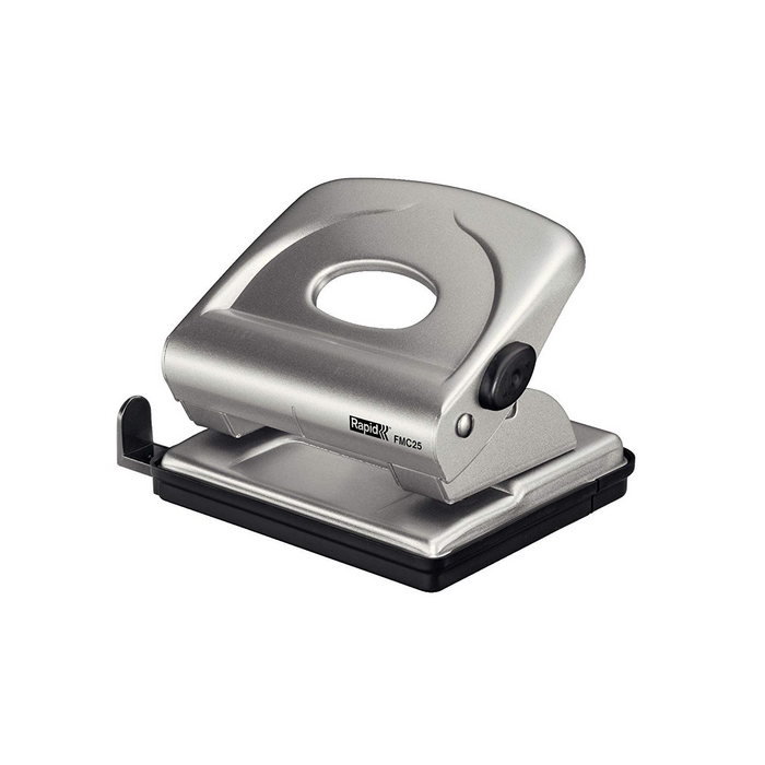 Perforateur Rapid Press Less SP30 - Perfore 30 Feuilles, Réduction D'effort 50%, Poignée Ergonomique