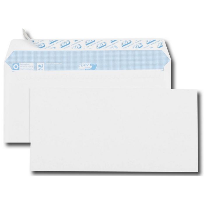 Enveloppes transparentes - Blanc (Transparent blanc)~114 x 162 mm (C6
