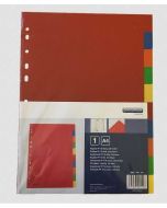 Photo Jeu de 10 Intercalaires neutres en plastique - A4 PRO OFFICE