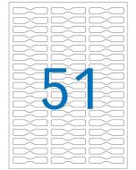 AGIPA Etiquettes adhésives blanches multi-usages  52.5 x 29.7 mm - 100984