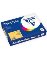 Ramette de papier Trophée de 250 feuilles A4 160g - Jaune Or : CLAIREFONTAINE Image