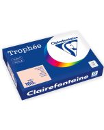 Ramette de papier de 250 feuilles A3 160g - Saumon : CLAIREFONTAINE Trophée Modèle