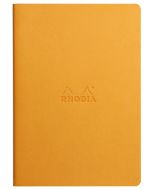 Carnet de Notes A5 RHODIARAMA - Reliure cousue - Pages lignées - Orange RHODIA