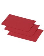 POLLEN : Lot de 25 Cartes en papier - 70 x 95 mm - Rouge groseille Photo