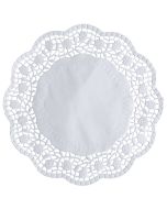 Napperon en papier - Rond - 180 mm - Blanc : PAP STAR Lot de 100 Visuel