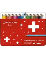 Étui de 30 Crayons de couleurs Swisscolor - Assortiment : CARAN D'ACHE Modèle
