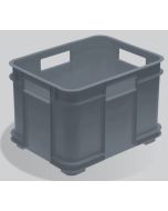 Bac de rangement Euro-Box M - 16 litres - Bleu : KEEEPER Bruno Eco