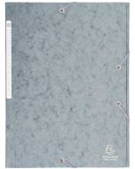 Chemise à élastiques avec 3 rabats - Gris : EXACOMPTA image