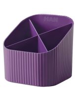 Photo Pot à crayons Multipot Economy - Bleu transparent : HELIT H6390230