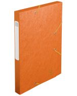 Boîte de classement Cartobox Dos 25 mm Orange : EXACOMPTA