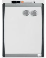 Tableau blanc magnétique avec cadre incurvé - 215 x 280 mm : NOBO image