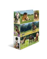 Classeur à 2 anneaux - Dos de 70 mm - Chevaux : HERMA image