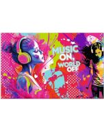 Sous-main de bureau - 550 x 350 mm HERMA Music Girl Recto