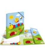 Chemise à élastiques A4 - Motif Frieda et ses amis : HERMA Ecole Maternelle image