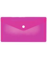 Pochette enveloppe DL à bouton-pression - Transparente HERMA