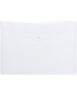 Pochette enveloppe DL à bouton-pression - Transparente HERMA