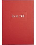 Livre d'Or - Rouge 22 x 17 cm LE DAUPHIN