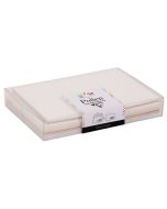 Carte en papier - 160 x 160 mm - Blanc naturel POLLEN Natura Lot de 25