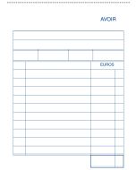 AVOIRS : Carnets autocopiants dupli 2154 - 100 x 155 mm