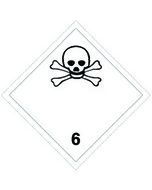 Photo Pictogrammes pour produits dangereux - Classe 6 Matière Toxique SMARTBOXPRO