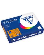 Ramette de papier de 500 feuilles A4 - Orange fluo : CLAIREFONTAINE Trophée