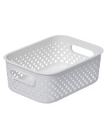 Photo Corbeille de rangement - 280 x 370 x 100 mm - Blanc SMARTSTORE Basket Recycled