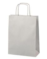 Sac en papier avec anse - 180 x 80 x 240 mm - Blanc MAIL-MEDIA Lot de 300 visuel