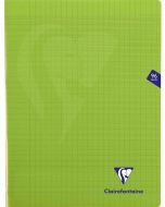 Cahier 24 x 32 cm - 96 pages - Grands Carreaux - Vert CLAIREFONTAINE Mimesys