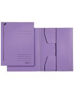 Photo Chemise-trieur à 3 rabats A4 - Violet : LEITZ - 3924-00-65