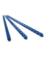 Baguettes de 21 anneaux - 8 mm - Bleu : GBC Lot de 100 visuel