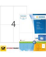 Étiquettes adhésives - 105 x 144 mm - Blanc : HERMA Premium Lot de 400 Image