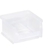 Bac à bec de rangement - 100 x 100 x 60 mm - Transparent : ALLIT Profilplus Visuel