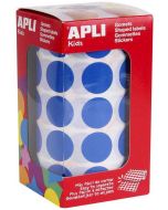 Photo Gommettes adhésives rondes - 20 mm - Bleu AGIPA