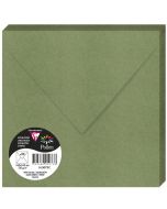 Enveloppes - 165 x 165 mm - Vert sauge POLLEN Lot de 20