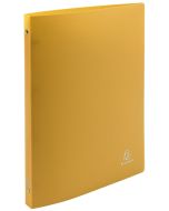 Classeur souple - 4 anneaux de 15 mm - Jaune opaque EXACOMPTA Modèle