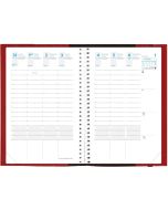 Agenda Semainier 2026 - 100 x 150 mm - Noir QUO VADIS Time et Life Pocket