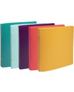 Classeur à 2 anneaux - 230 x 200 mm - 20 mm - Assortiment : EXACOMPTA Chromaline Pastel image