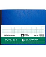 EXACOMPTA 6130E : Registre de 13 colonnes sur 1 page - 250 x 320 mm Journal comptable