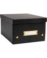 Boite de rangement A5+ - 215 x 280 x 150 mm - Noir EXACOMPTA NEO DECO