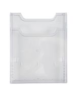 Présentoir mural A5 - 1 compartiment vertical - Cristal : EXACOMPTA image