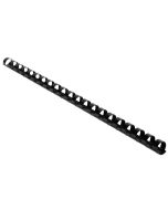 Lot de 25 baguettes de 21 anneaux - 12 mm - Noir EXACOMPTA Image