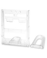 Porte-brochures à dos plat - 1 compartiment - A5 portrait DEFLECTO