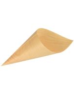 Cornet pour fingerfood - 180 x 95 mm : PAP STAR Pure Lot de 50 Visuel