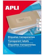 APLI 119020 : Étiquettes adhésives invisibles 105 x 37 mm