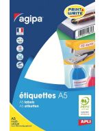 Étiquettes adhésives - 32 x 40 mm - Blanc : AGIPA Lot de 288 Visuel