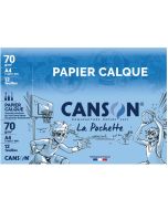 Papier Calque 70 g - A4 CANSON Lot de 12 feuilles